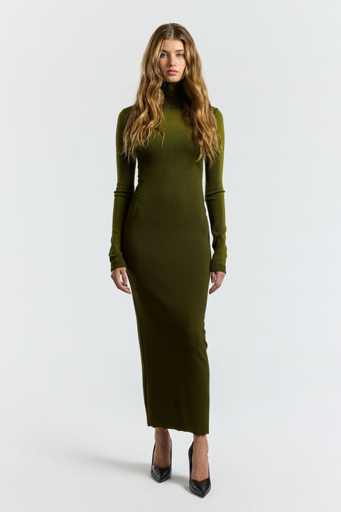 Verona Turtleneck Maxi Dress