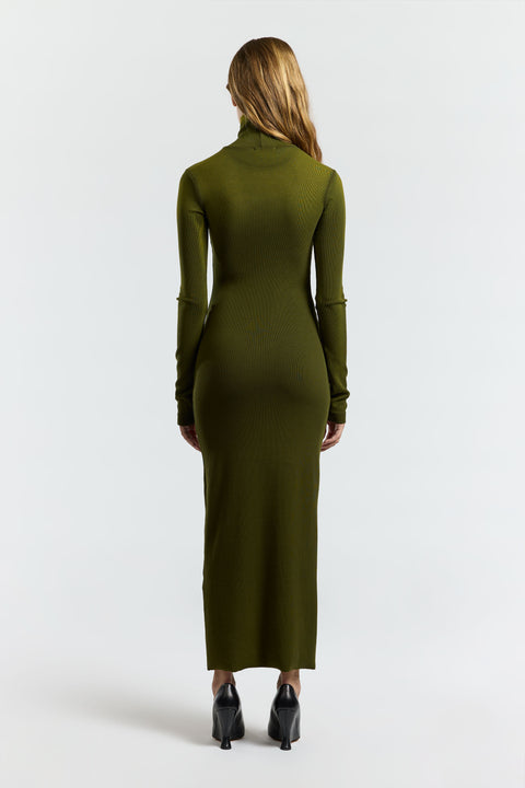 Verona Turtleneck Maxi Dress