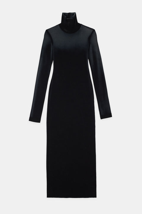 black turtleneck maxi dress Verona Turtleneck Maxi Dress L / Black Cast