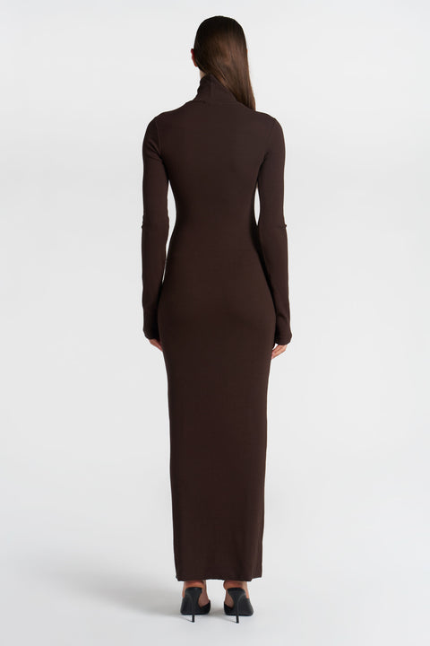 Verona Turtleneck Maxi Dress