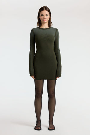 Verona Crewneck Mini Dress