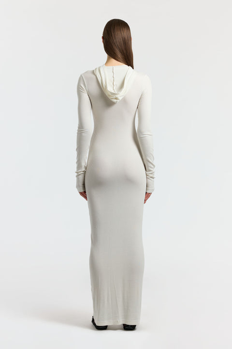 Verona Hoodie Dress S / Bone