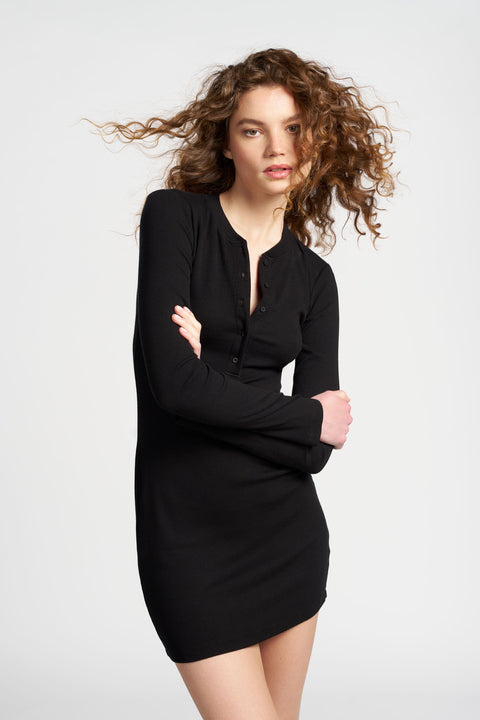 Verona Henley Mini Dress