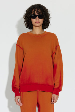 Brooklyn Oversized Crew Sweatshirt (Sale)
