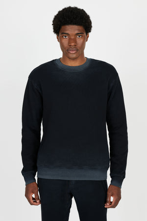 Cotton Sweatshirt in Black - Men