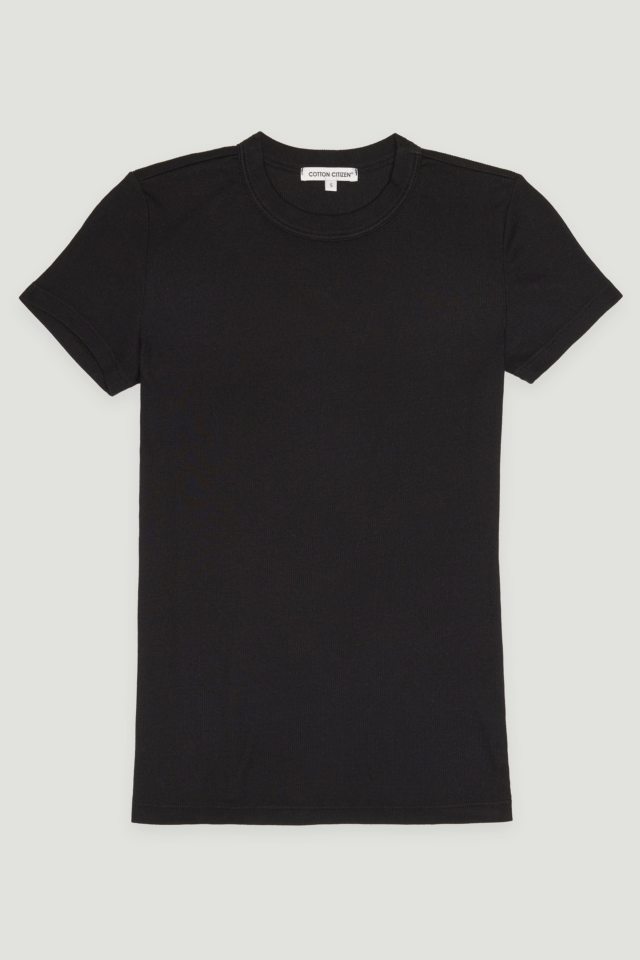 Verona Slim-Fit Modal Tee - Jet Black | Cotton Citizen